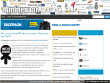 Tablet Screenshot of ambtenaar.blog.nl