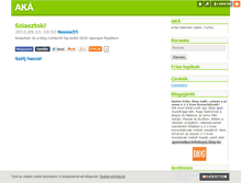 Tablet Screenshot of antai-kelemen-adam.blog.hu