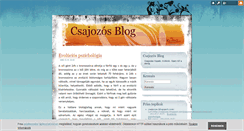 Desktop Screenshot of csajozosblog.blog.hu