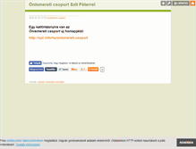 Tablet Screenshot of onismereti-csoport-szil.blog.hu