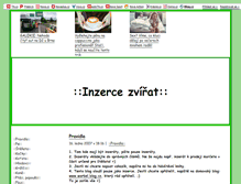 Tablet Screenshot of inzercezvirat.blog.cz