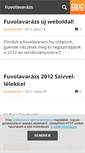 Mobile Screenshot of fuvolavarazs.blog.hu