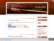 Tablet Screenshot of fuvolavarazs.blog.hu