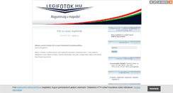 Desktop Screenshot of legifotok.blog.hu
