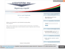 Tablet Screenshot of legifotok.blog.hu