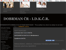 Tablet Screenshot of dobrmancr.blog.cz