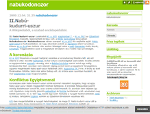 Tablet Screenshot of nabukodonozor.blog.hu