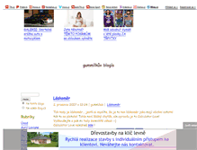 Tablet Screenshot of gummilek.blog.cz