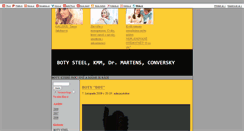 Desktop Screenshot of boty-steel.blog.cz