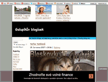 Tablet Screenshot of galupicek.blog.cz