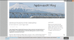 Desktop Screenshot of japanvasut.blog.hu