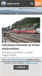 Mobile Screenshot of japanvasut.blog.hu