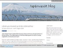 Tablet Screenshot of japanvasut.blog.hu