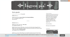 Desktop Screenshot of ingyenpia.blog.hu