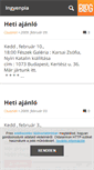 Mobile Screenshot of ingyenpia.blog.hu