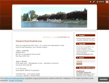 Tablet Screenshot of dombori.blog.hu