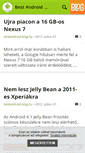 Mobile Screenshot of bestandroid.blog.hu