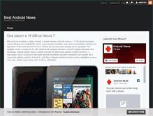 Tablet Screenshot of bestandroid.blog.hu