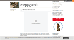 Desktop Screenshot of cseppgyerek.blog.hu