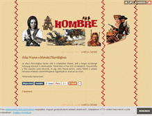 Tablet Screenshot of hombre.blog.hu