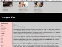 Tablet Screenshot of grungeon.blog.cz
