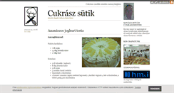 Desktop Screenshot of cukraszsutik.blog.hu