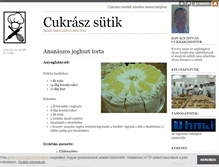 Tablet Screenshot of cukraszsutik.blog.hu