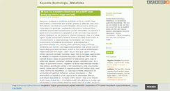 Desktop Screenshot of metafizika.blog.hu