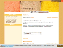 Tablet Screenshot of gombolyag.blog.hu