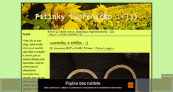 Desktop Screenshot of fitinka.blog.cz