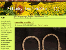 Tablet Screenshot of fitinka.blog.cz