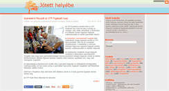 Desktop Screenshot of jotett.blog.hu