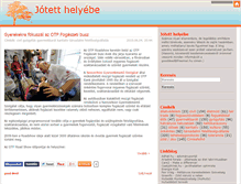 Tablet Screenshot of jotett.blog.hu