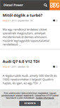 Mobile Screenshot of dieselpower.blog.hu