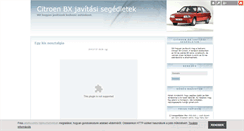 Desktop Screenshot of citroen-bx.blog.hu