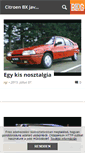 Mobile Screenshot of citroen-bx.blog.hu