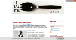 Desktop Screenshot of 1taletel.blog.hu