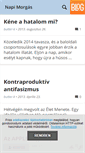 Mobile Screenshot of napimorgas.blog.hu