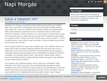 Tablet Screenshot of napimorgas.blog.hu