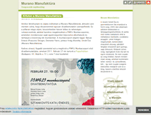 Tablet Screenshot of muranomanufaktura.blog.hu
