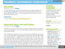Tablet Screenshot of diszallat.blog.hu