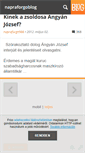 Mobile Screenshot of napraforgoblog.blog.hu