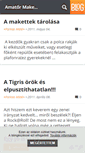 Mobile Screenshot of amatormakettezes.blog.hu