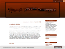 Tablet Screenshot of amatormakettezes.blog.hu