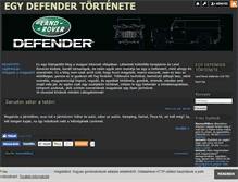 Tablet Screenshot of defender.blog.hu