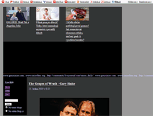 Tablet Screenshot of garysinise.blog.cz
