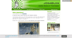 Desktop Screenshot of joga.blog.hu
