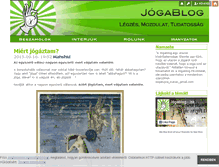 Tablet Screenshot of joga.blog.hu