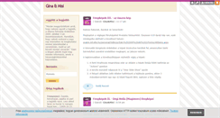 Desktop Screenshot of ginaesmisi.blog.hu