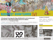 Tablet Screenshot of budapestavantgarde.blog.hu